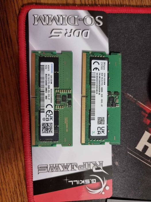 Оперативна пам'ять 16GB 2x8 ddr5 sodimm 5600