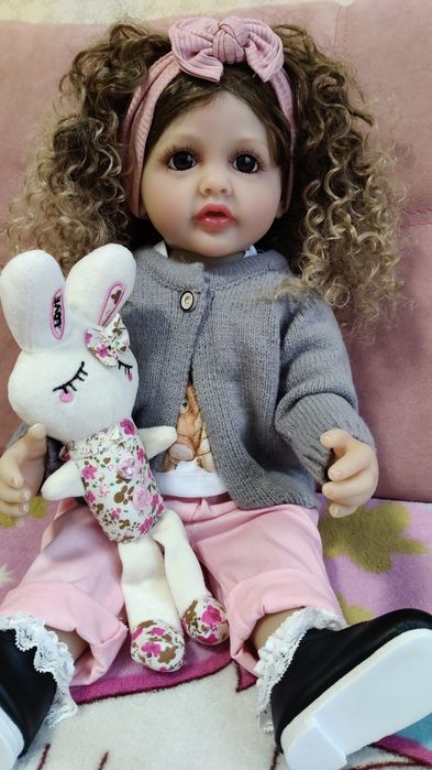 Лялька реборн дівчинка reborn кукла вініл