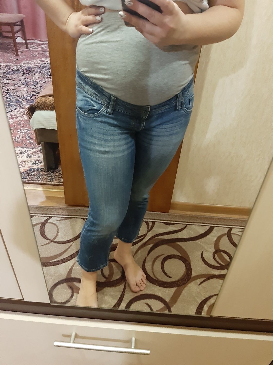 Брюки джинси H&M для вагітних 38-40