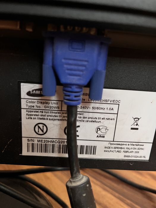Samsung syncmaster 206 bw