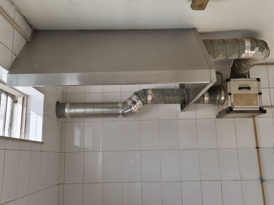 Hotte exaustão com motor