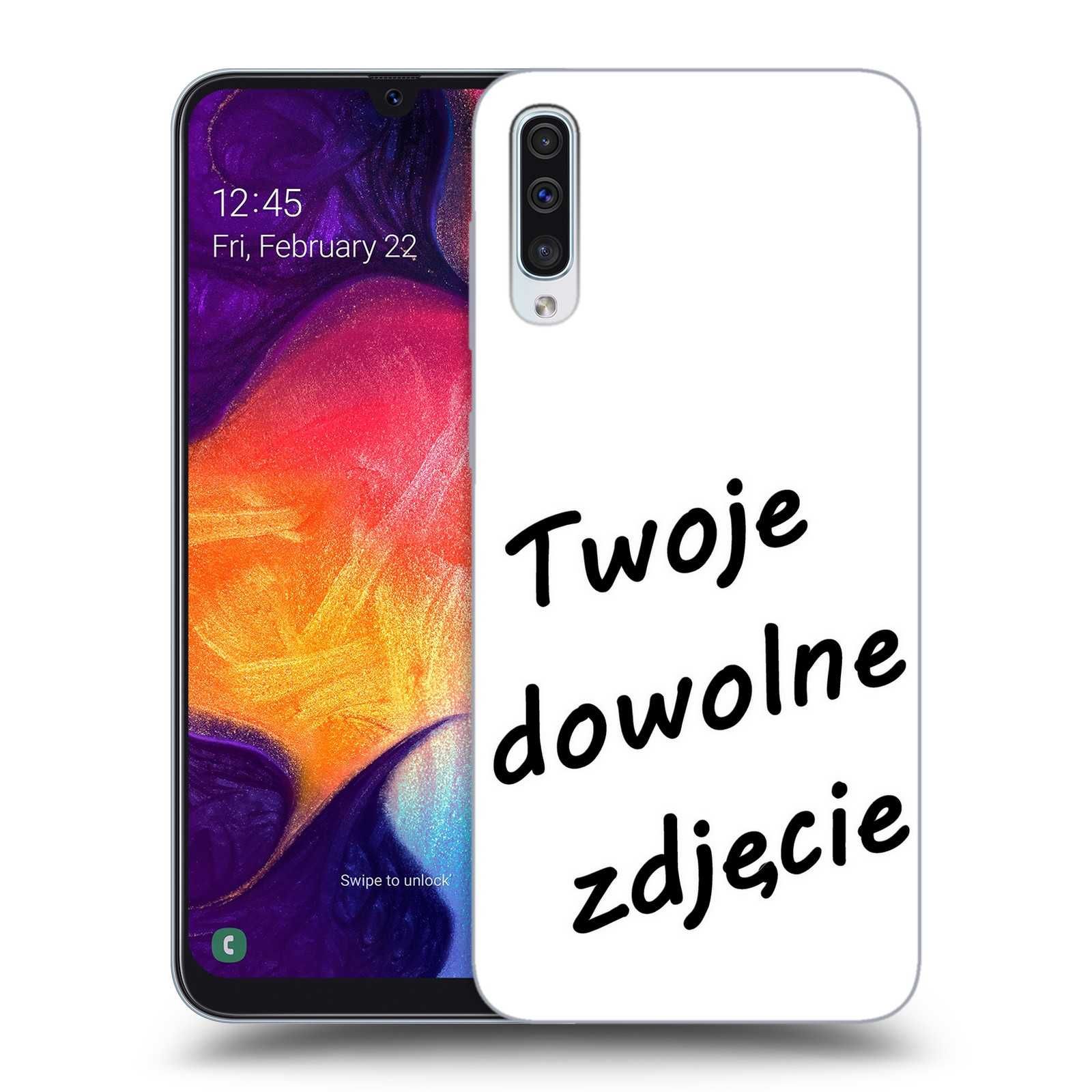 Samsung Galaxy A50 PERSONALIZOWANE etui case na telefon ZE ZDJĘCIEM