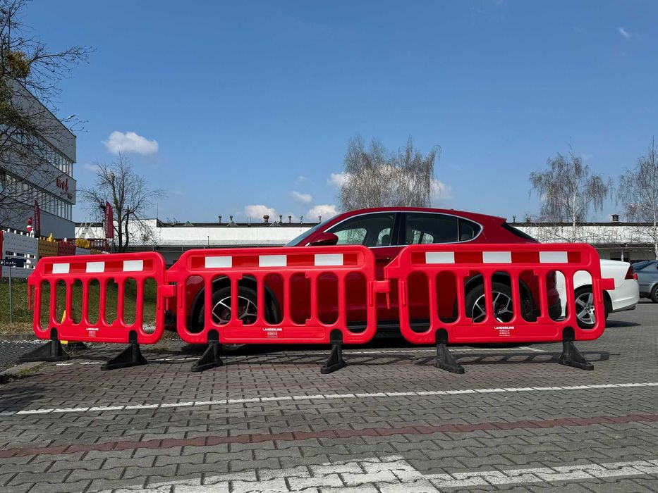 Barierki Przenośne - Zapory U-20 NEOS STRADA RED Tworzywo