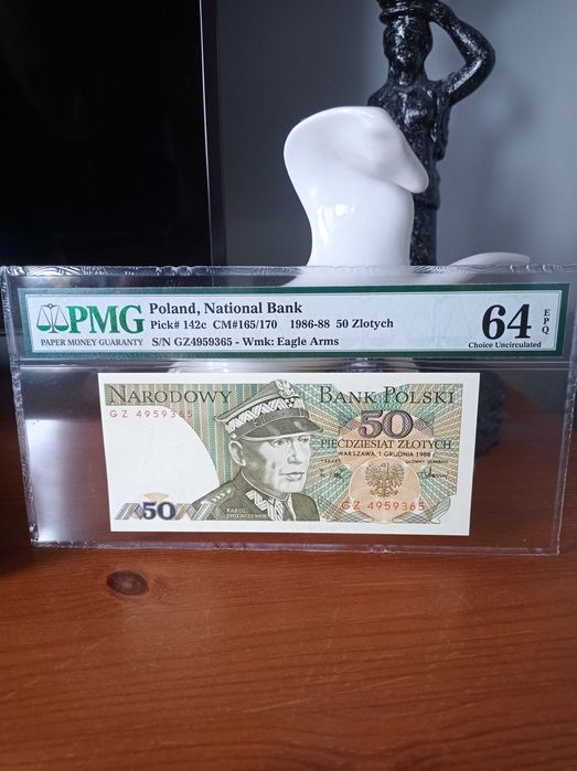 Banknot 50 zł PMG