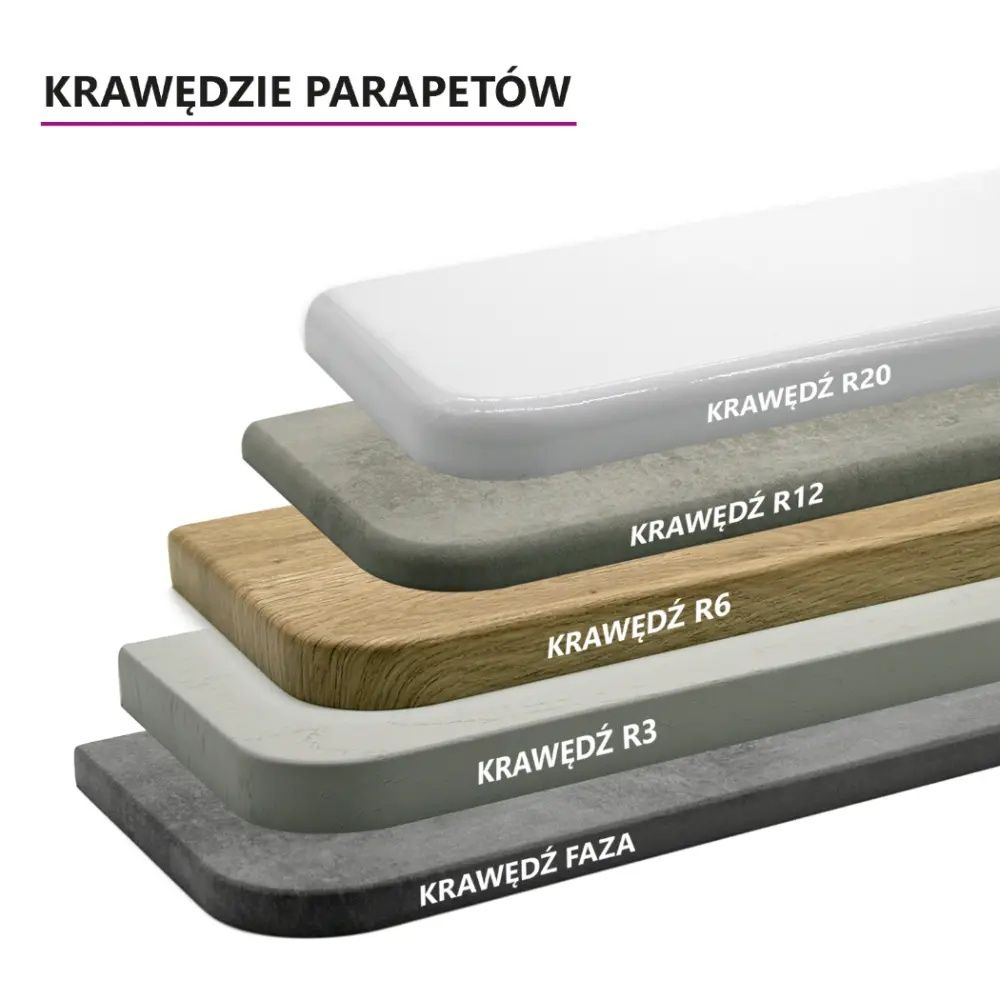 Parapety wewnetrzne Mdf