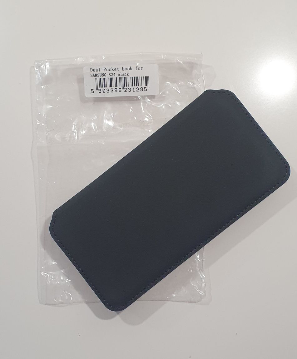Etui Samsung Galaxy S24 czarny mat - dual pocket