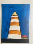 Quadro pintura farol