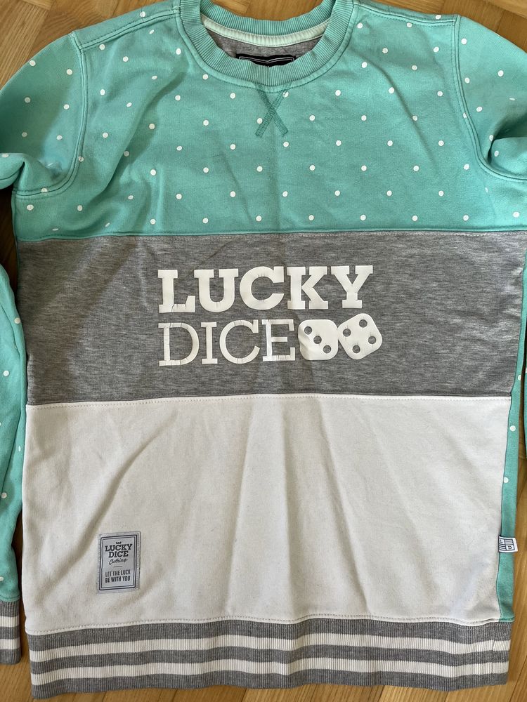 Bluza damska LUCKY DICE miętowa M