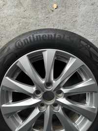 Шины, резина, летняя б/у Continental EcoContact 6, 215/60R17, 800 грн