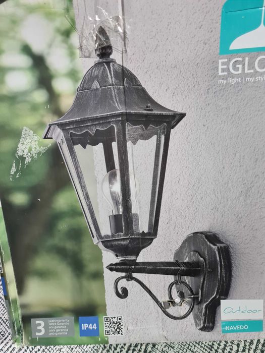 EGLO Navedo zewnętrzna lampa ścienna Navedo, 1-punktowa lampa