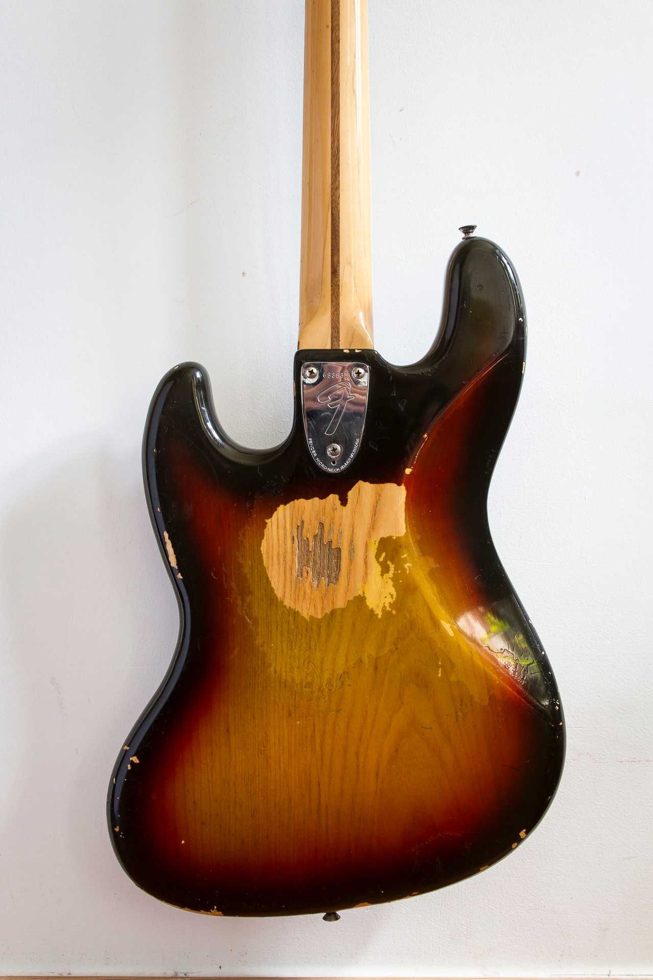 1976 Fender Jazz Bass sunburst CBS bloki