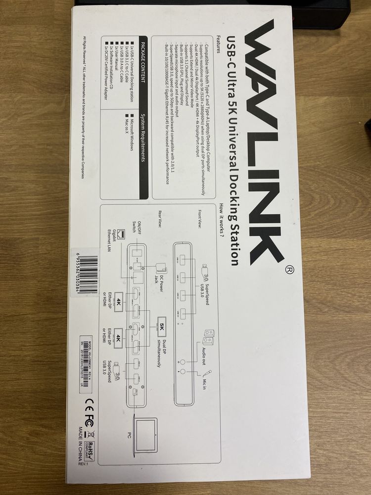 Docking Station 5K (Como Nova)
