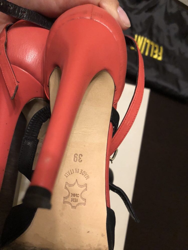 Туфли Босоножки Fellini 39 размер, каблук 11см