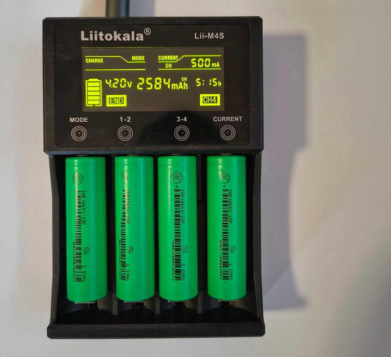 Высокотоковый аккумулятор INR18650-25P 2500mAh 20A для инструментов