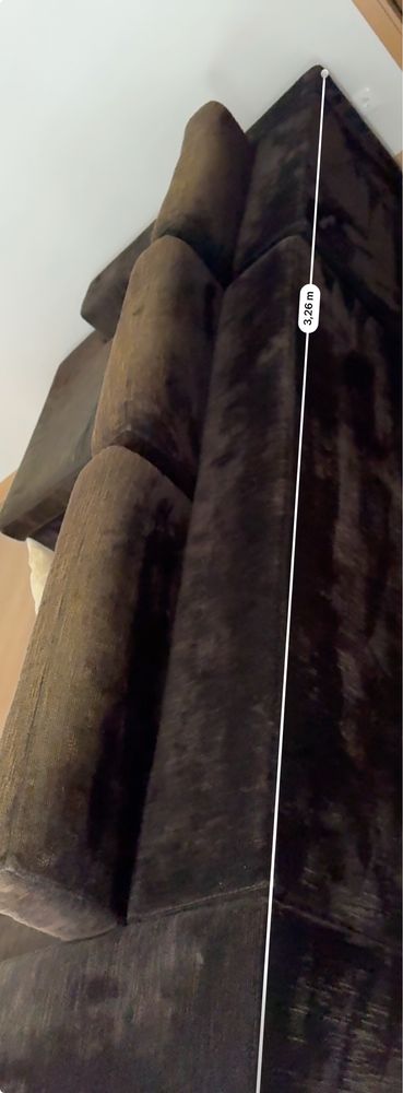 Sofá de 3 lugares com chaise longue
