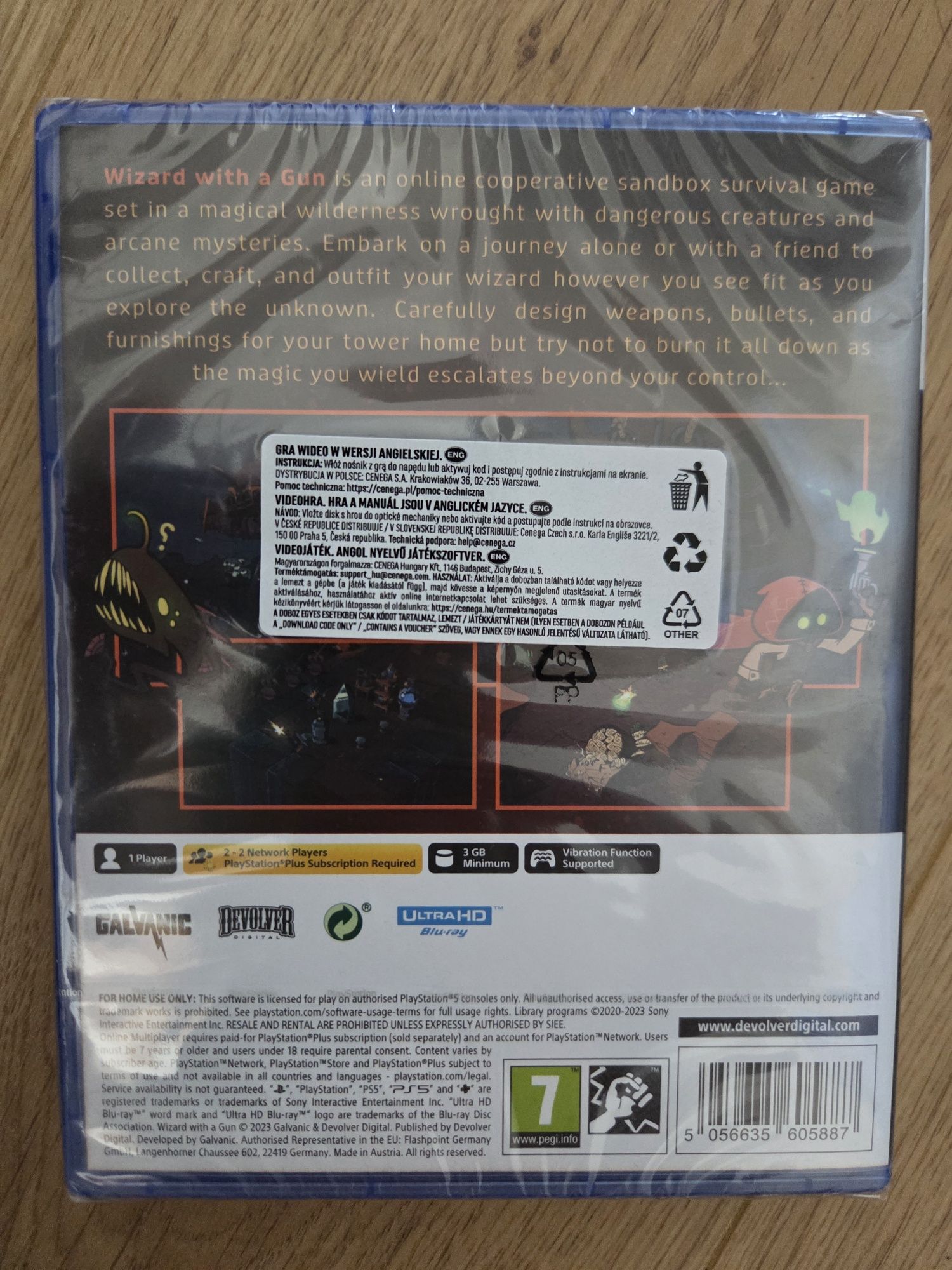 Wizard with a gun PlayStation PS5 Nowa folia