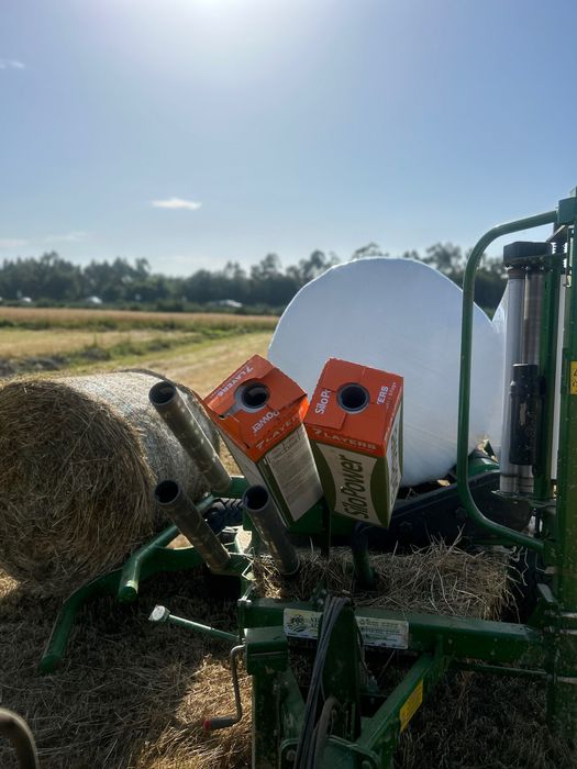 Rolos de feno silagem