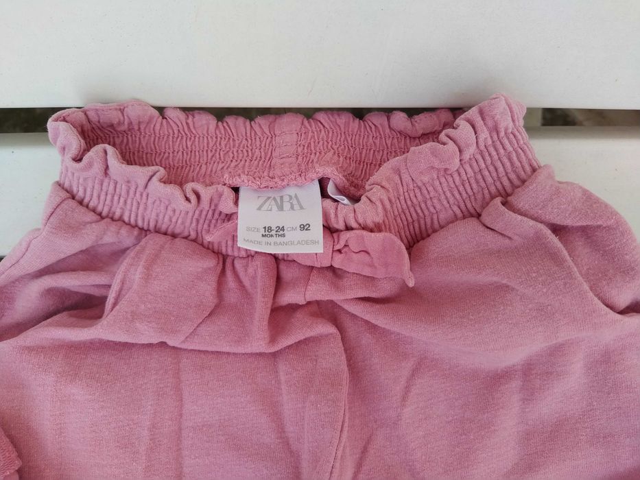 Calças de menina cor de rosa - ZARA - 18 - 24 meses - 92 cm