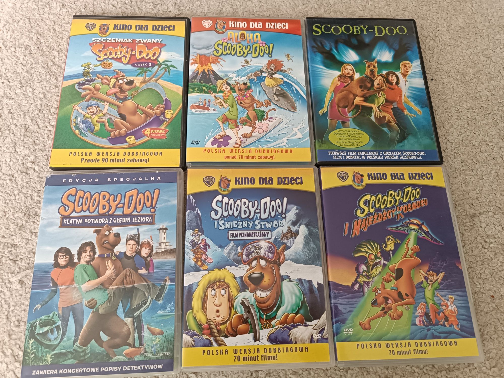 Scooby Doo DVD PL (6 filmów)