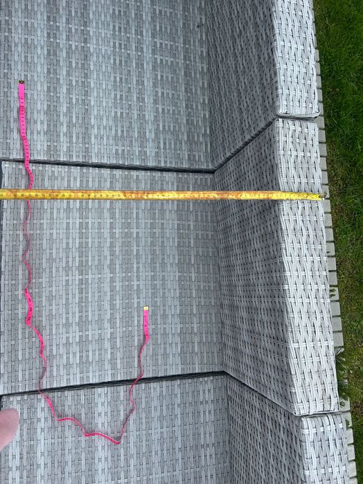 Zestaw mebli ogrodowych modułowych 9 elementów