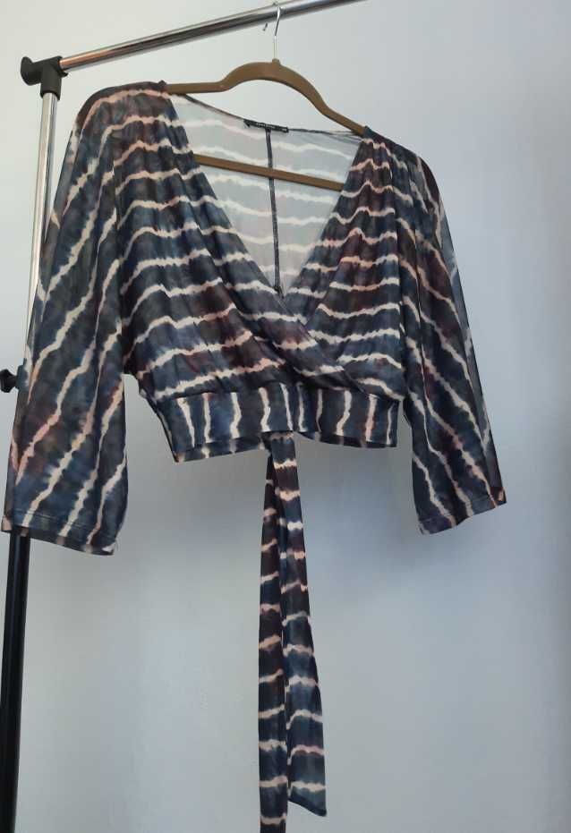 Lekka bluzeczka crop top ala kimono/ S/ Reserved/ NOWA