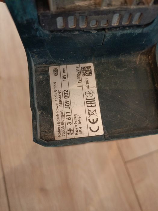 Młotowiertarka akumulatorowa Bosch GBH 18v-26 akumulator młot