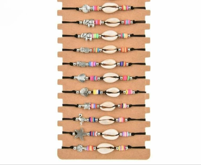 Pulseiras conchinhas