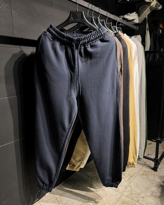 Спортивні штани унісекс теплі не кашлатяться на флісі зимові xs - 3xl