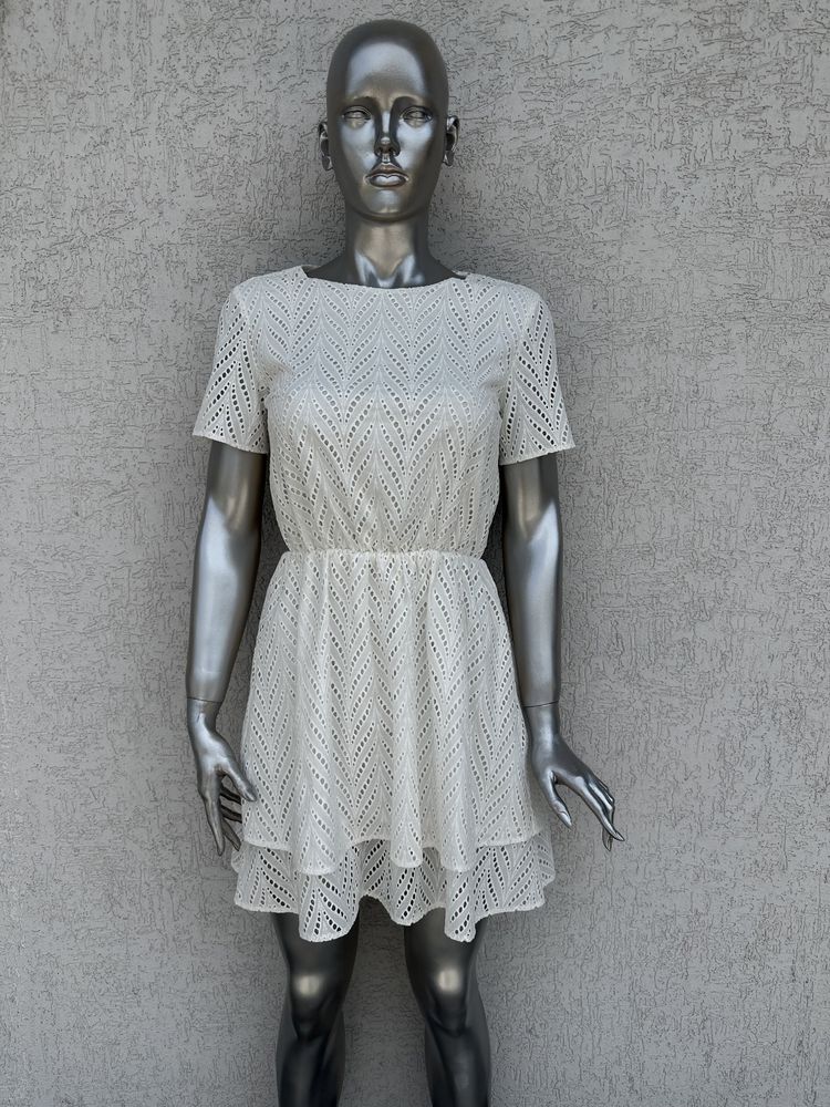 Платье Mohito, платье с прошвы, белое платье