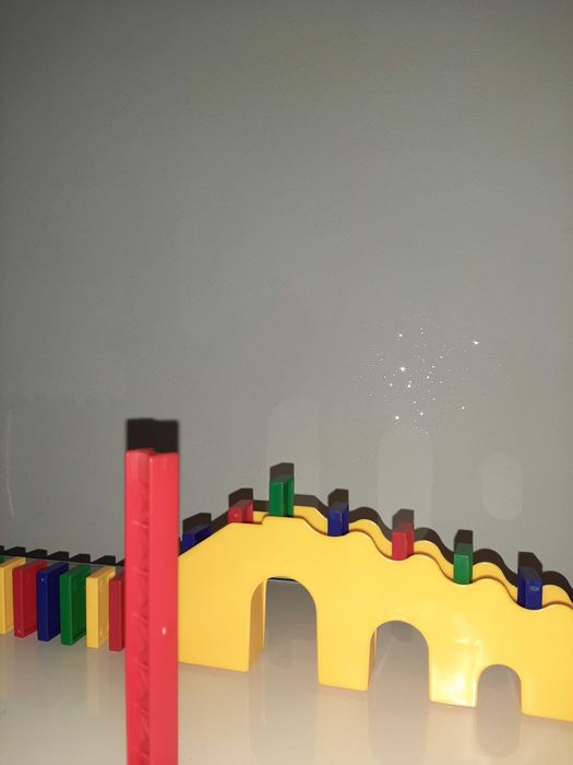 Tor Domino samochód układający klocki domino plus dodatkowy zestaw