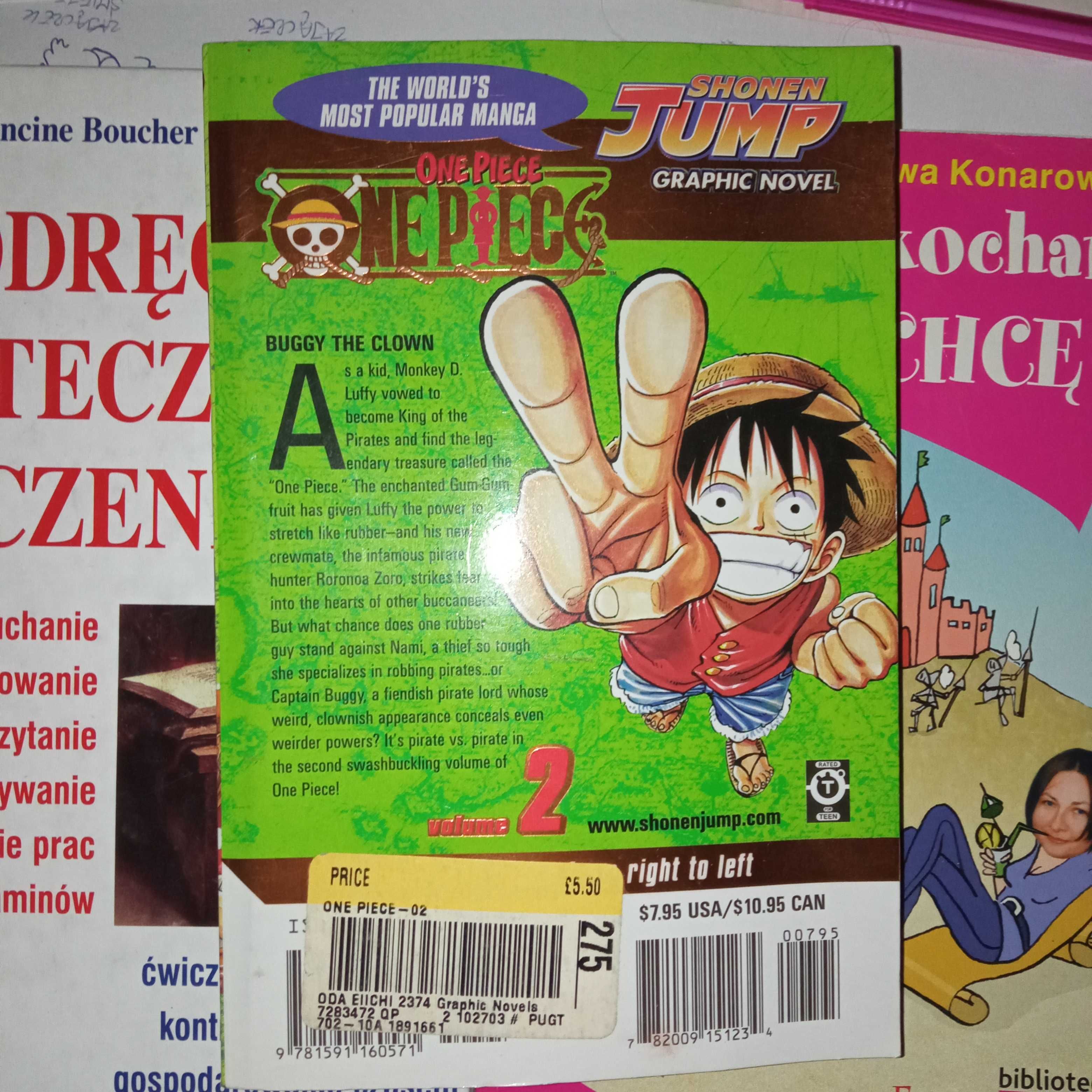 One Piece, Volume 2: Buggy the Clown manga komiks