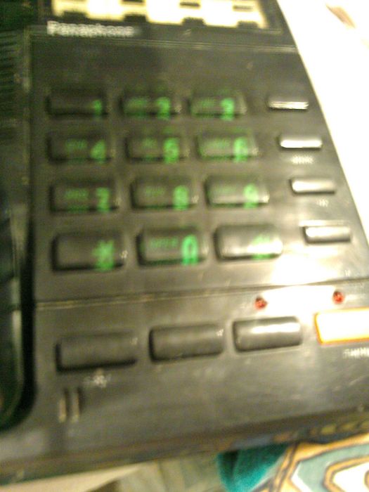 Стационарный телефонный аппарат "Panasonic" с АОН, б/у, отл. раб.сост.