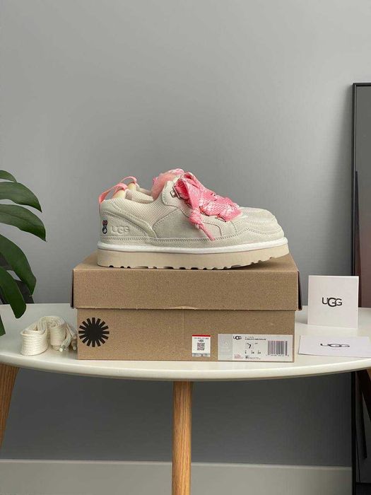 Женские зимние кроссовки UGG Lowmel Sneaker угги с мехом зимові угі