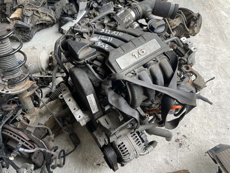 Мотор 1.6mpi BGU двигатель BSE кпп skoda a5 golf passat