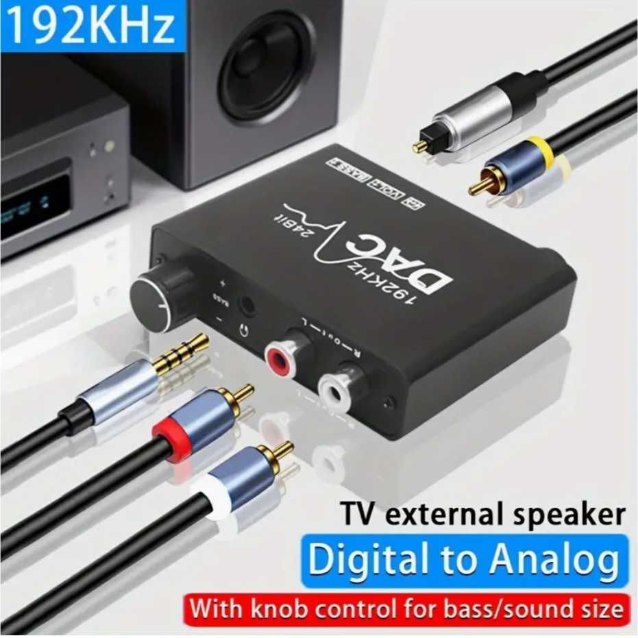 DAC 192 KHz Przetwornik Cyfrowo-analogowy Wzmacniacz Słuchawkowy Tosli