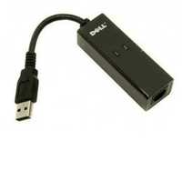 Внешний факс-модем Dell USB 56K Cat узкополосный RD02-D400 Windows 7 8