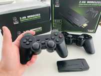 Ігрова приставка LITE GREEN HDMI 3535 ігор Dendy, Sega, Аркадні ігри,