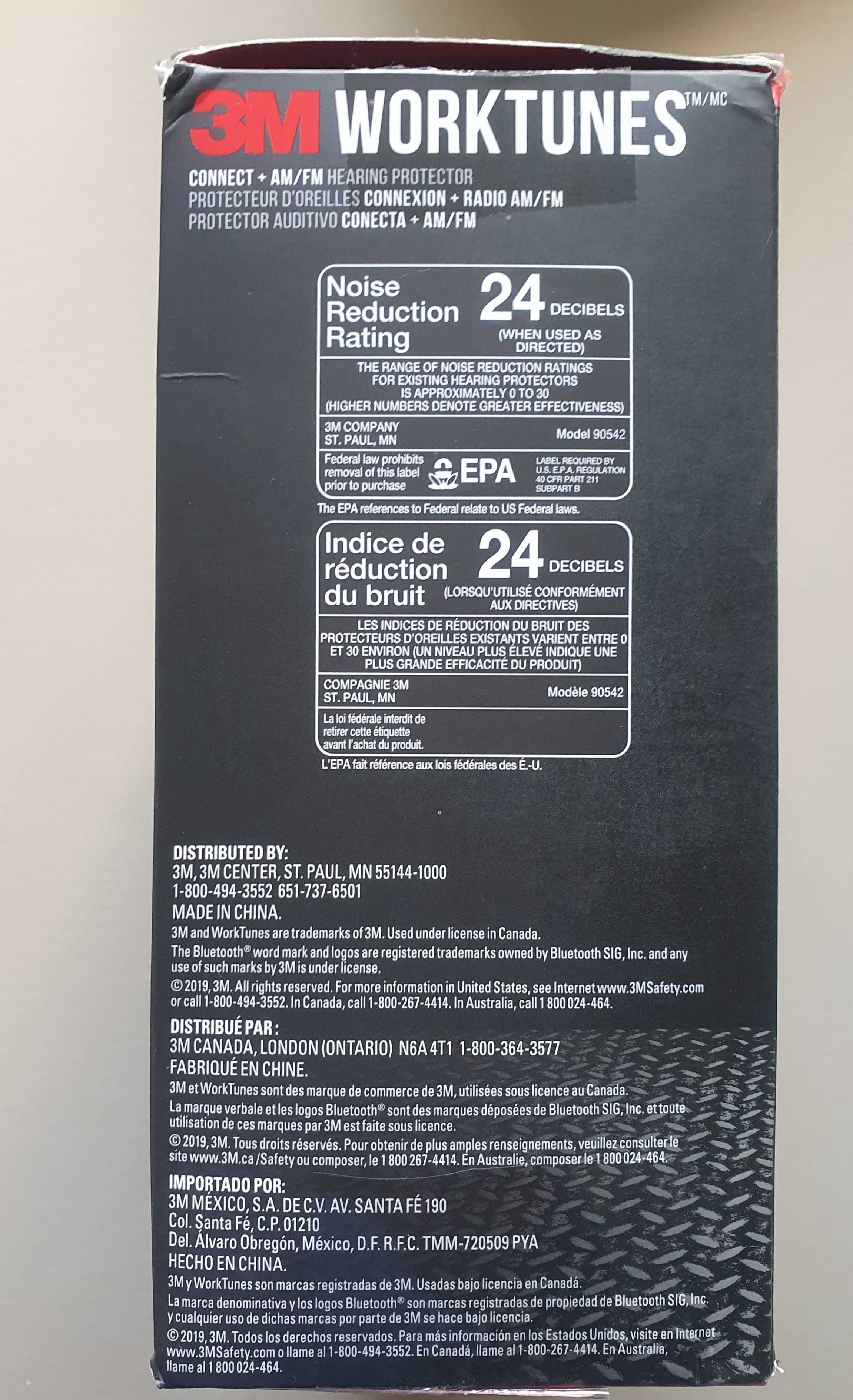 Ochronniki słuchu/słuchawki 3M Worktunes z Bluetooth