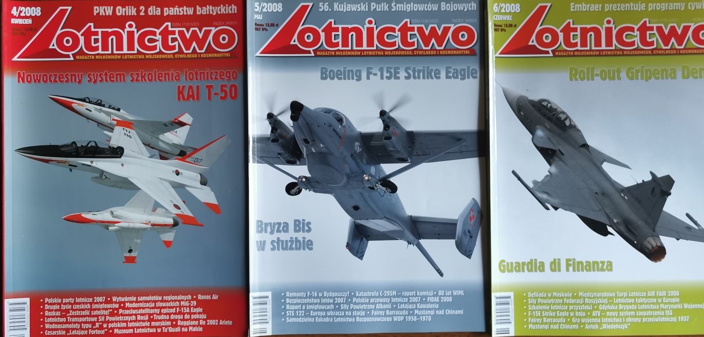 Magazyn Lotnictwo rok 2008