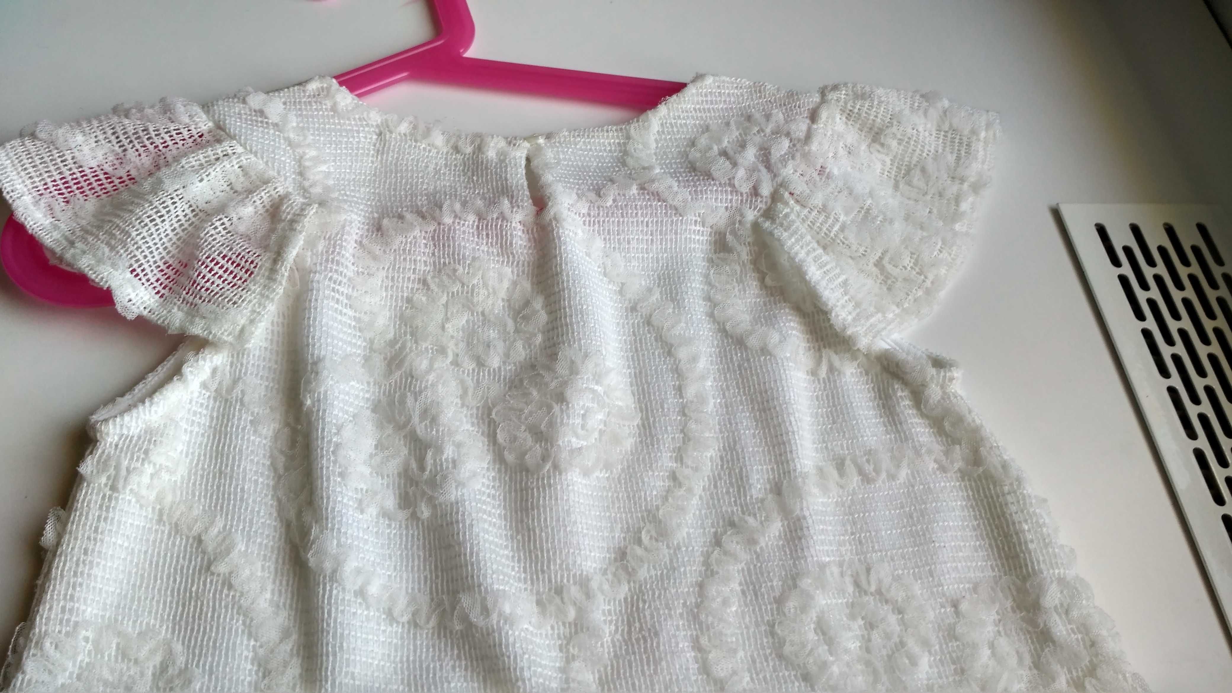 ZARA koronka cudo r.122 sukienka j nowa komunia wesele chrzest