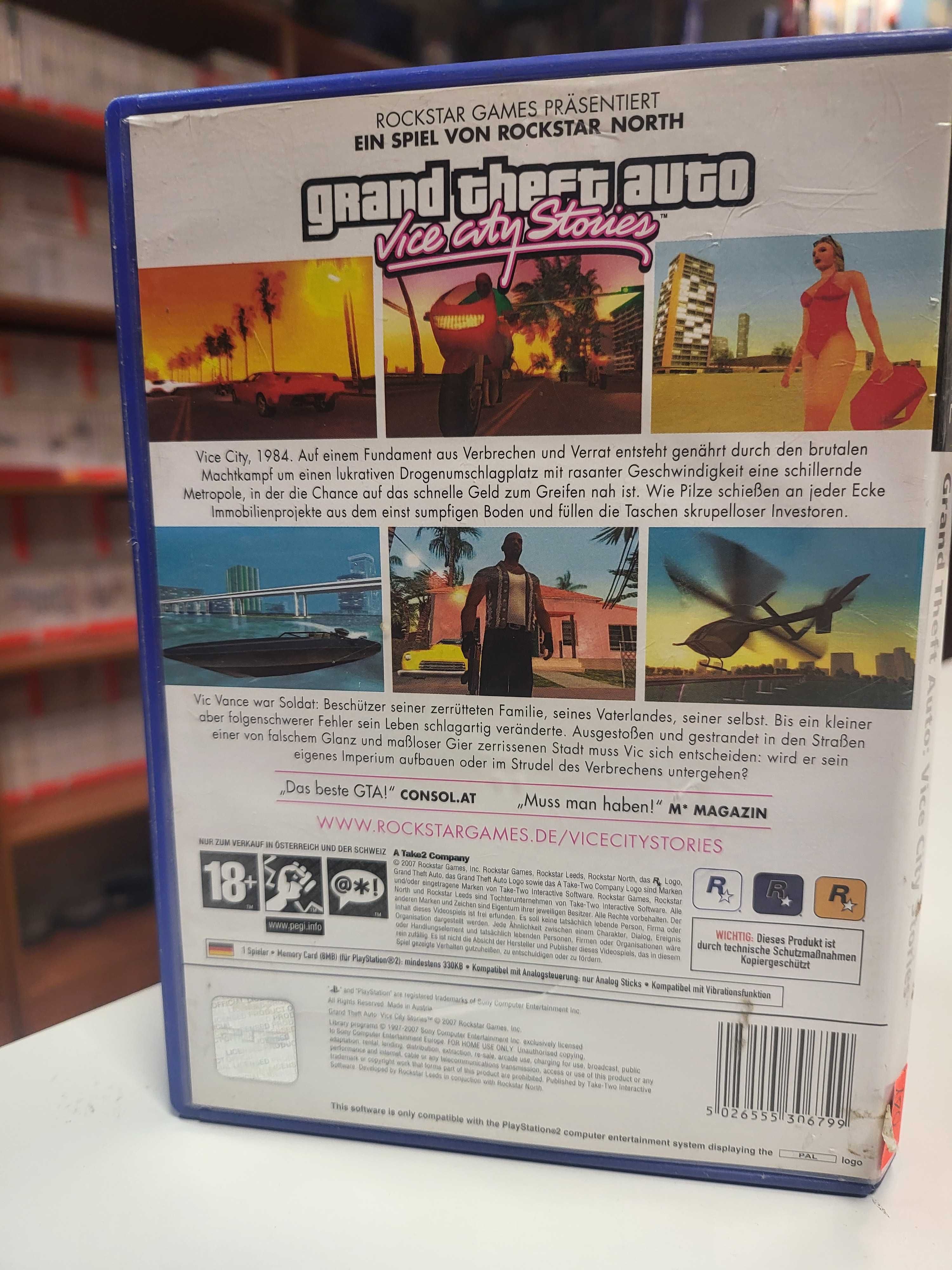 GTA Grand Theft Auto Vice City Stories PlayStation 2 PS2 SklepRetroWWA