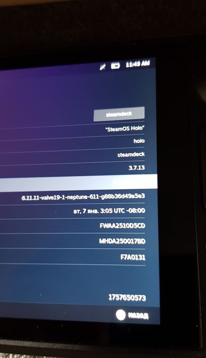 Приставка Valve Steam Deck 1010 "256gb"