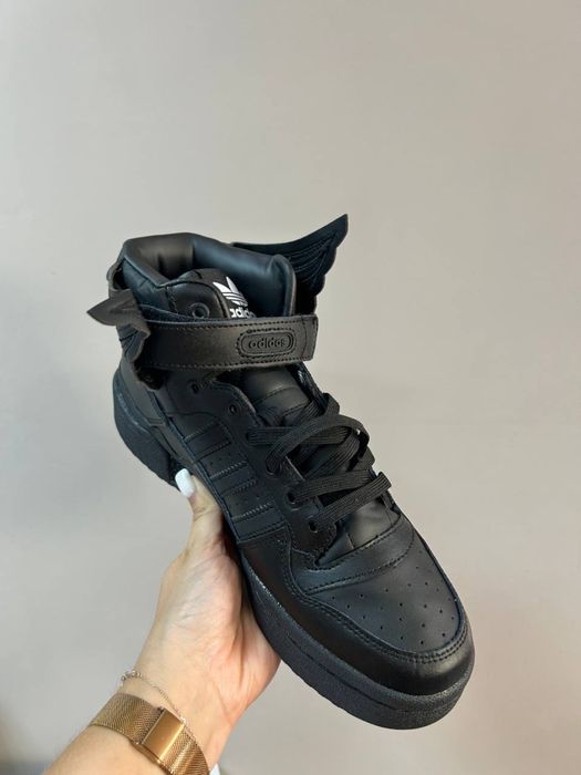 ВЖЕ В УКР‼️Кросівки Adidas Forum High Wings 4.0 Jeremy Scott (Black)