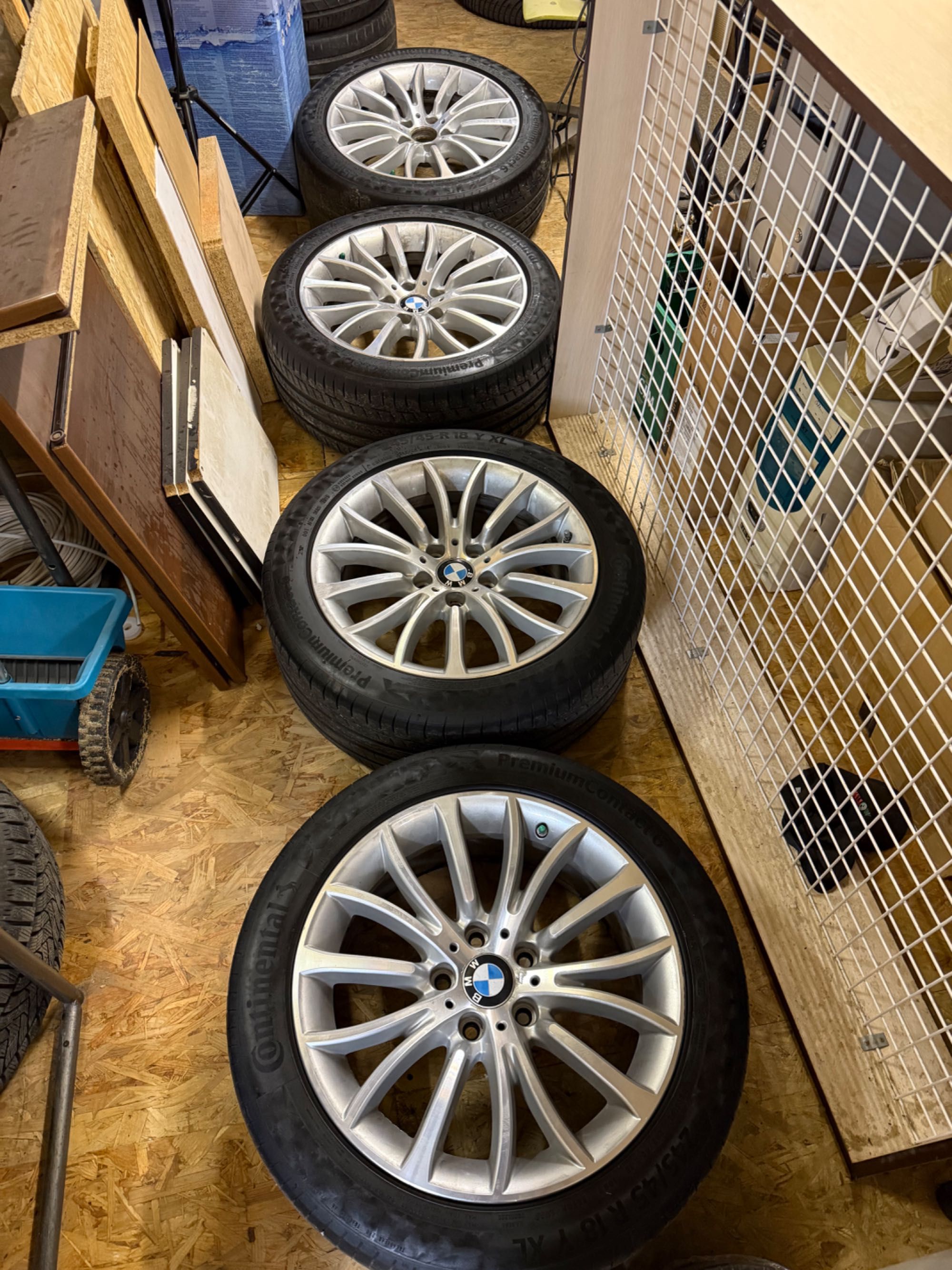 BMW koła 245/45 R18  Felgi aluminiowe 18" Wzór Styling Multi Spoke 454