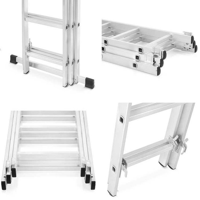 Drabina 3x7 HEco PROFESSIONAL o zasięgu roboczym max. 4,46 m + PREZENT