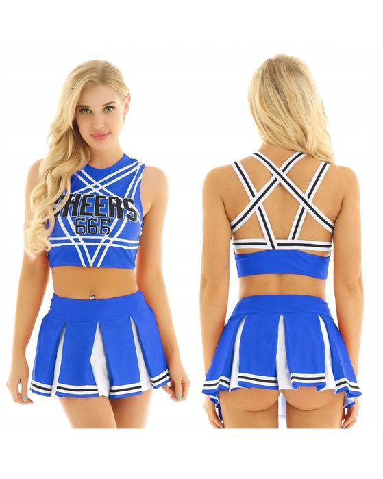 Diabelskie uczennice 666 Cheerleaderki cosplay. Kostium. Przebranie.