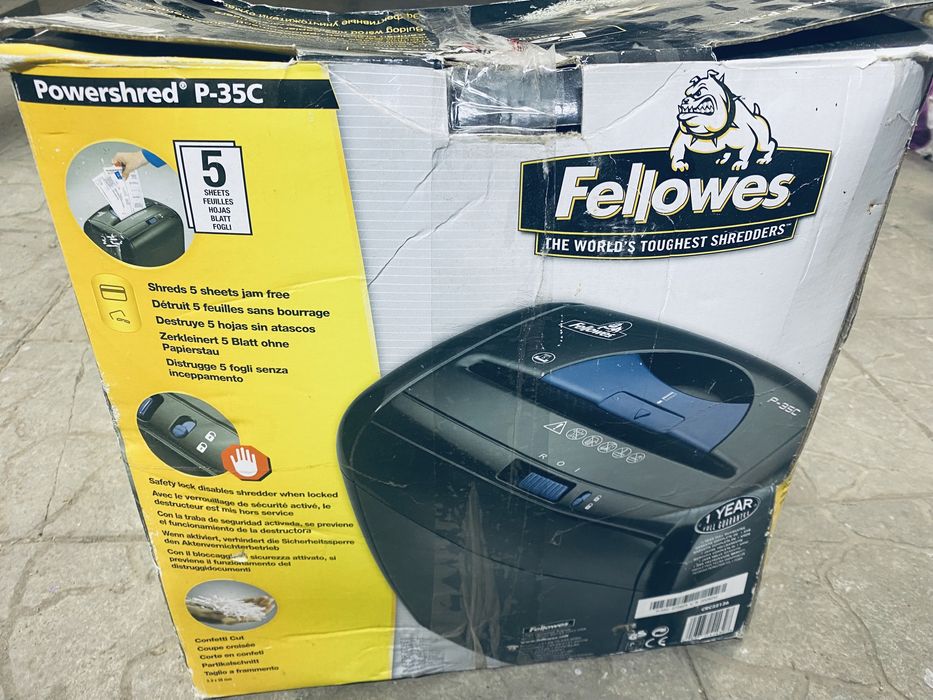 Продам шредер знищувач бумаги Fellowes P-35C