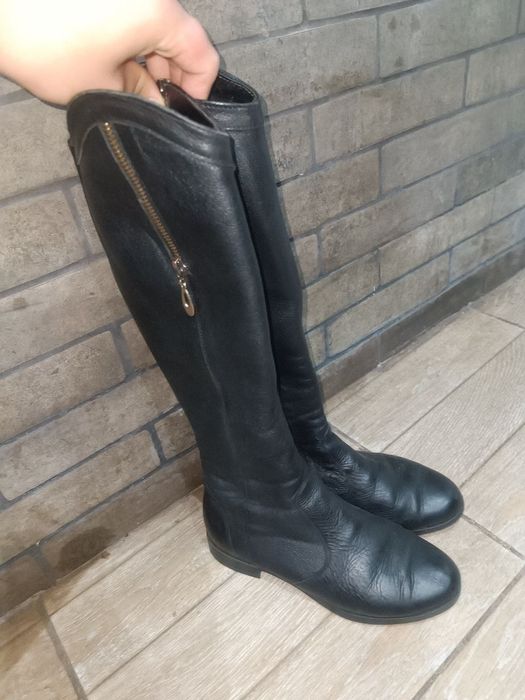 Чоботи зимові шкіряні жіночі