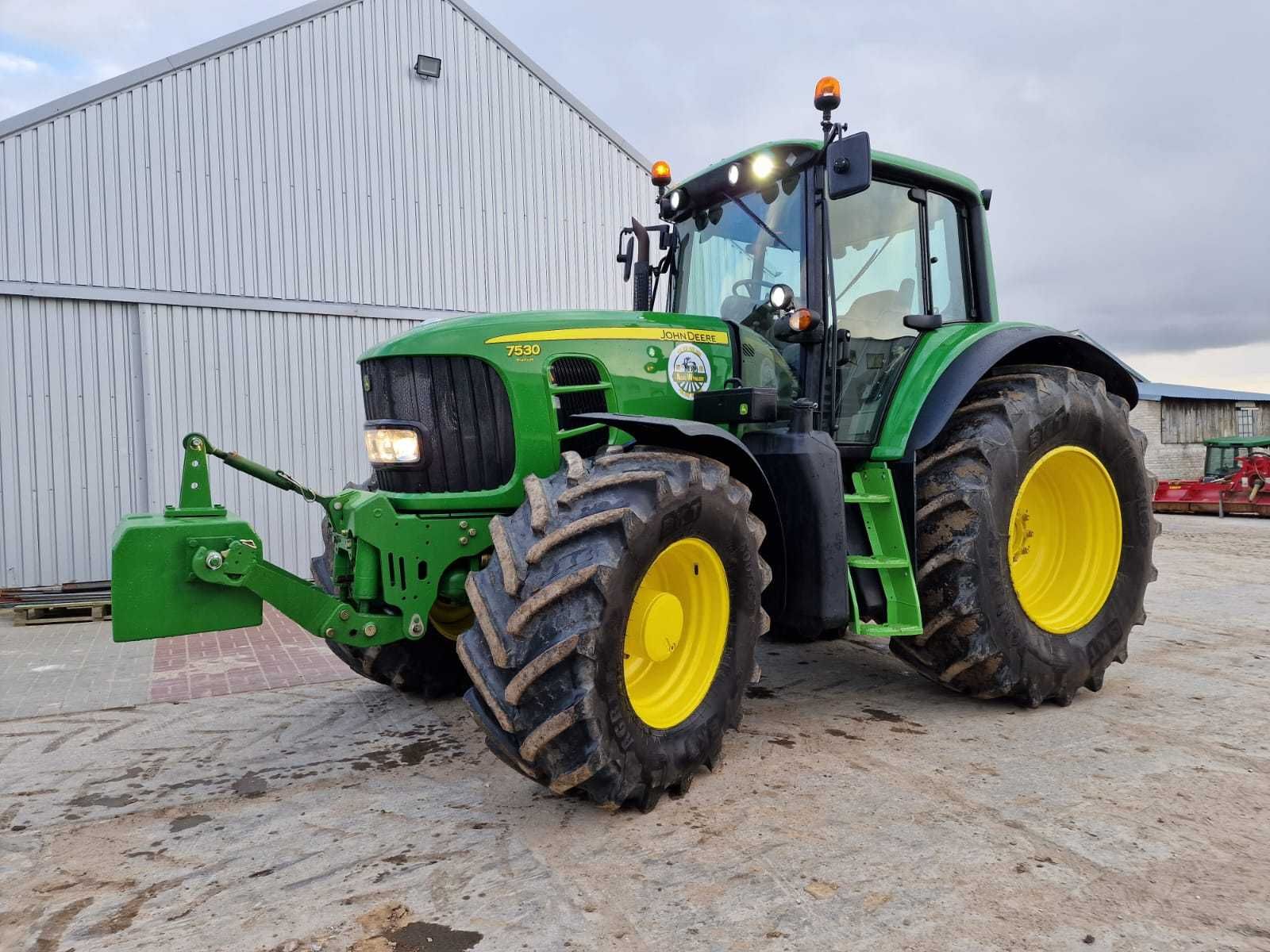 Wynajem ciągnika John Deere 7530, 200 KM