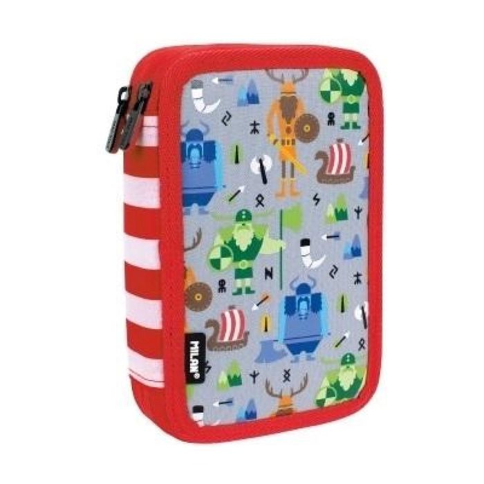 Piórnik 2poz. z wyprawką Vikings MILAN MILAN folia,183x247 mm